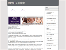 Tablet Screenshot of gobella.com.au
